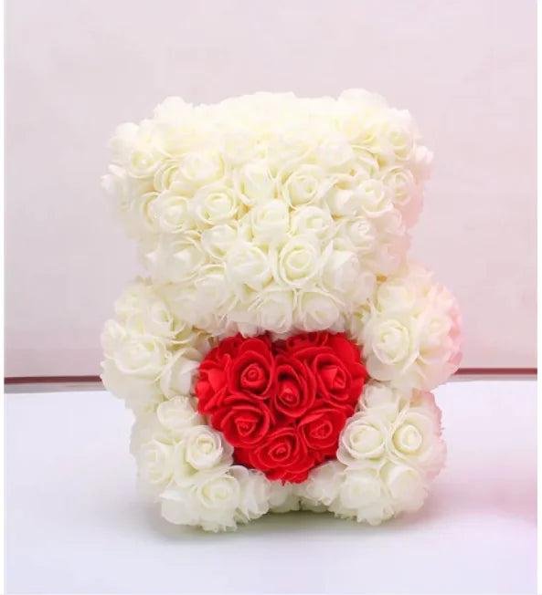 Rose Bear Teddy - Valentine's Day PE Foam Rose Bear