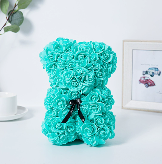 Rose Bear Teddy - Valentine's Day PE Foam Rose Bear